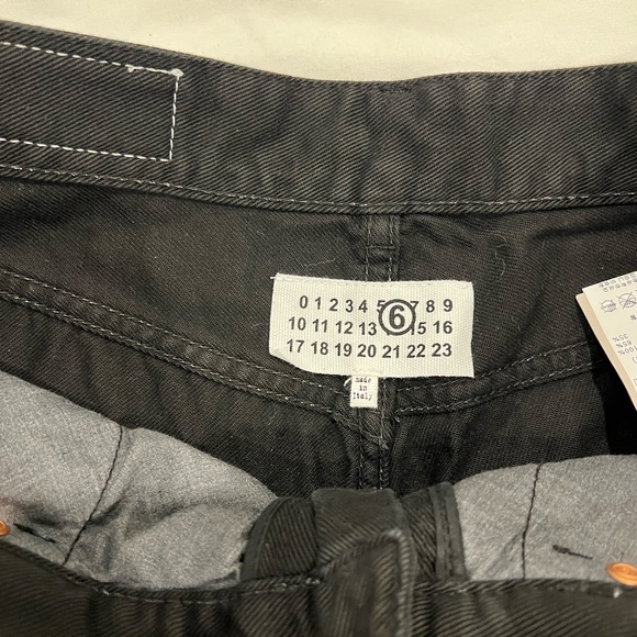 MM6 Maison Margiela raw hem tapered jeans - Picture 5 of 8